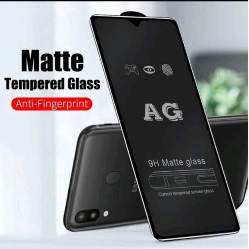 Kaca AG Matte Glass Tempered TG REALME C3/C11/C12/C15/C17/C20/C21/C21Y/C25/C30/C31/C33/C35