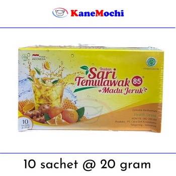 

Sari Temulawak 85 + Madu Jeruk isi 10 sachet @ 20 g