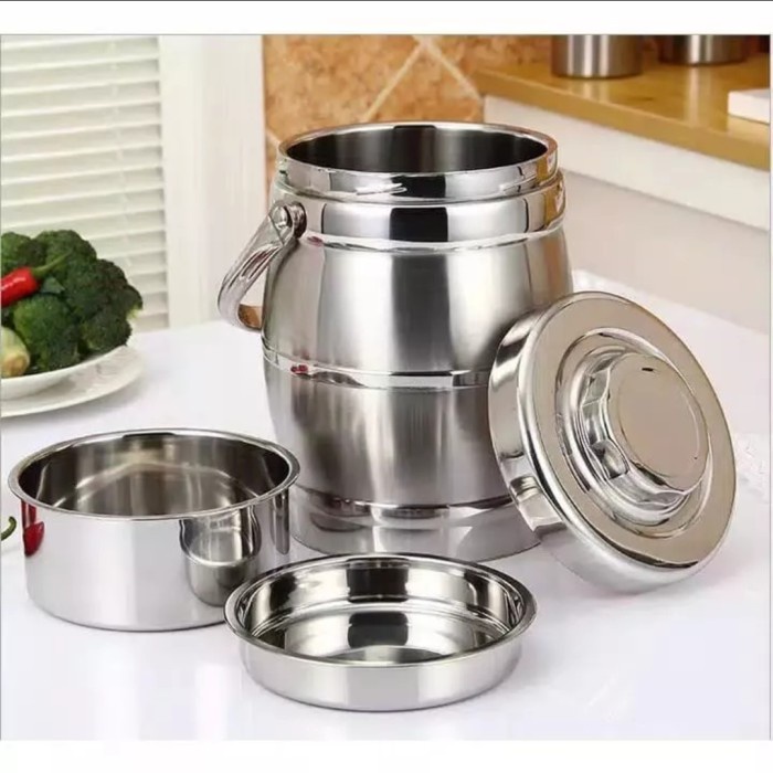 Rantang Rantang Stainless Single Tahan Panas 2 Lt