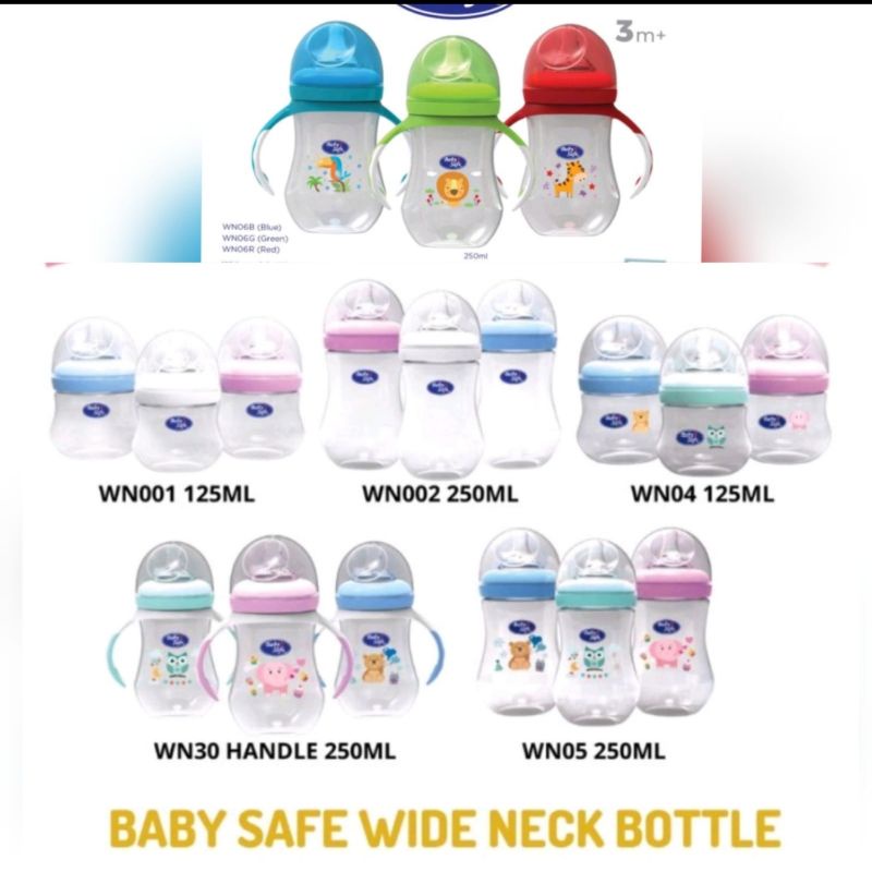 Babysafe Baby Safe Botol Dot Susu Model Wideneck Original