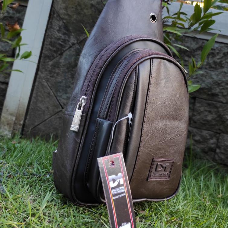 Waist Bag Pria Original Produk | Tas Selempang Dada | Tas Gendong Depan [VI.5Fe23м]