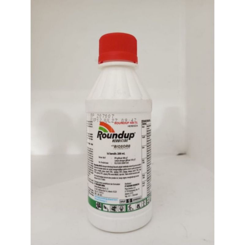 Herbisida Roundup 486 SL 200 ML Pembasmi Rumput Gulma Liar