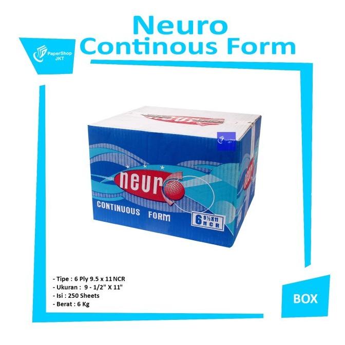 

Neuro - Continous Form 9 1/2 X 11 - 6 Ply - K 6 - Kertas Ncr