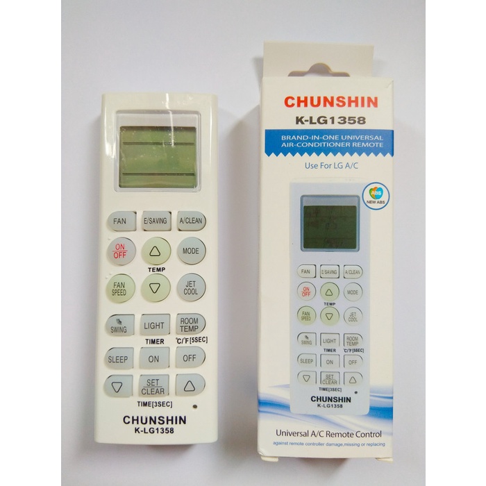 AC Mini REMOT/REMOTE AC LG HERCULES / MINI HERCULES MULTI/UNIVERSAL K-LG1358(D1V5) Bisa Dibawa Keman