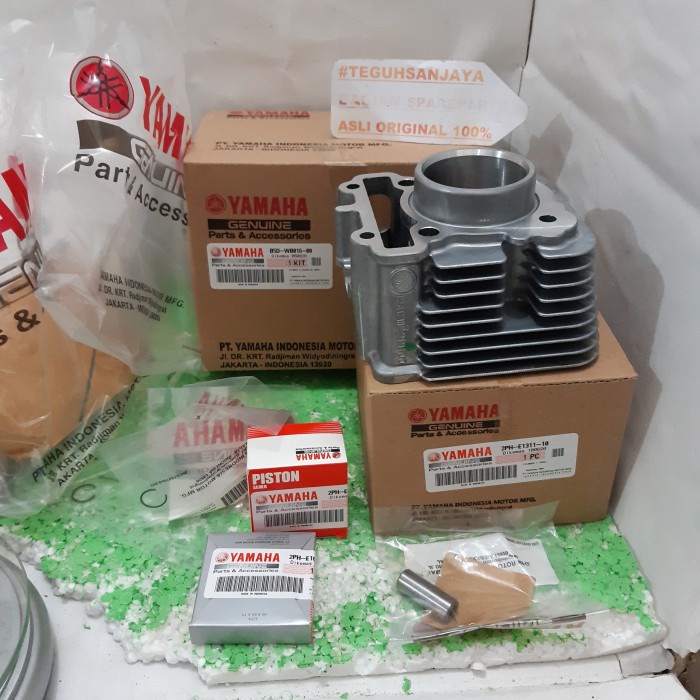 Blok + Seher Piston Paket B5D-WB016-00 Freego Mio M3 Mio Z Asli Yamaha ORIGINAL