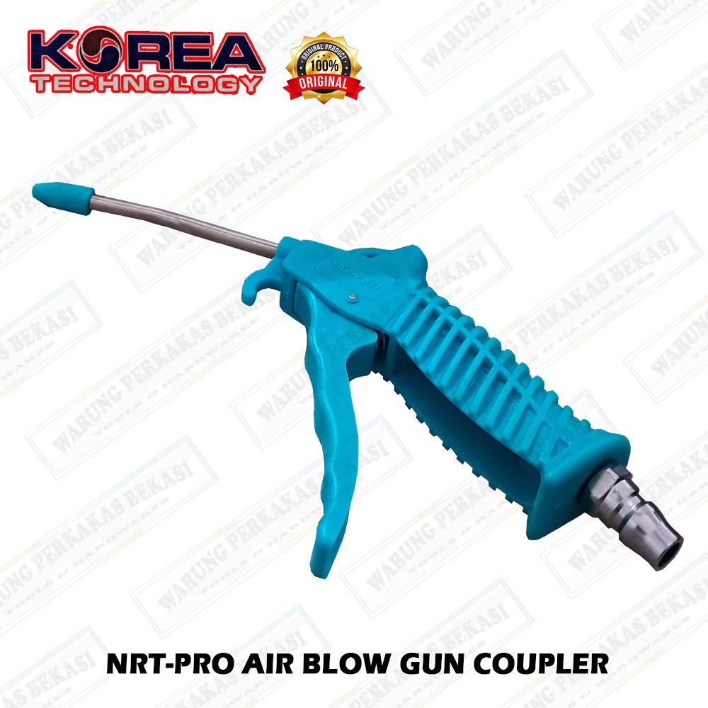 Paket Lengkap MARAS Selang Angin Kompresor PU Recoil Sepiral 6 Meter - NRT-PRO Air Blow Gun Coupler Set