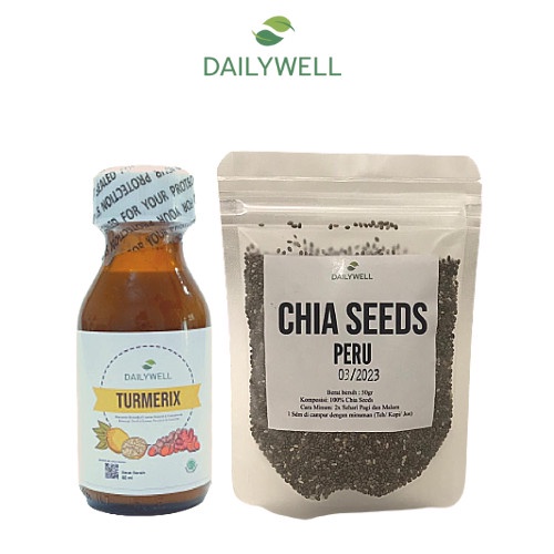 

Bundling Dailywell Turmerix Shot 60ml + Chiaseeds