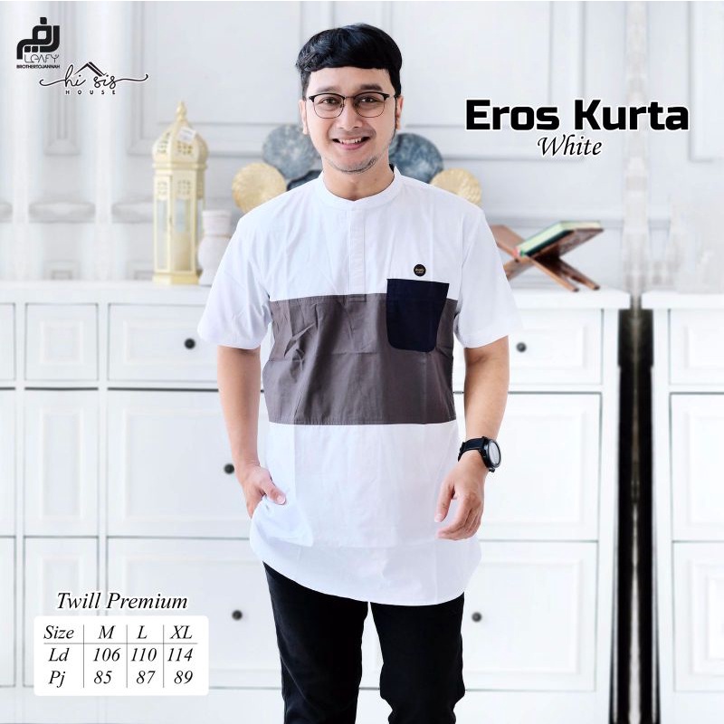 EROS / ABYAN KURTA ORI LEAFY By HI SIS HOUSE | Kurta Twill Premium