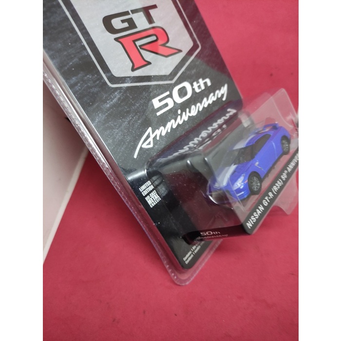 GREENLIGHT ANNIVERSARY SERIES 11 NISSAN GTR R35 50TH BAYSIDE BLUE TERBARU