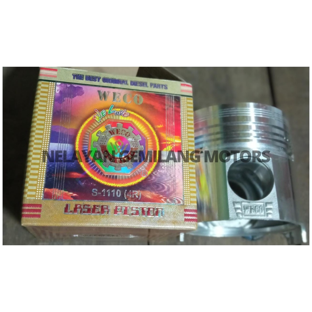 Piston S 1110 (4R) Merk WECO ORIGINAL