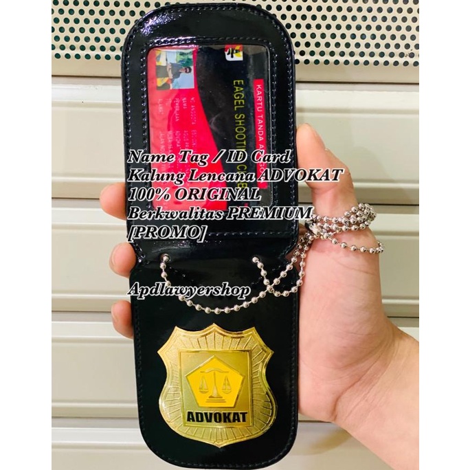

Name Tag / ID Card Kalung Lencana ADVOKAT 100% ORIGINAL PREMIUM bah