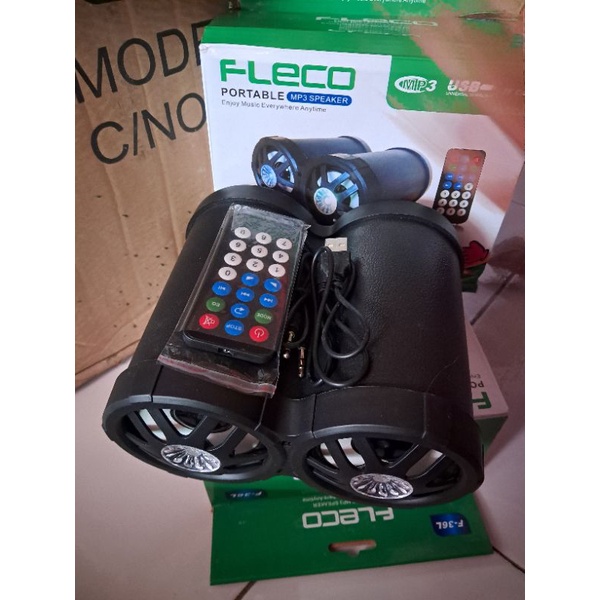 Speaker Portable Fleco + Remote