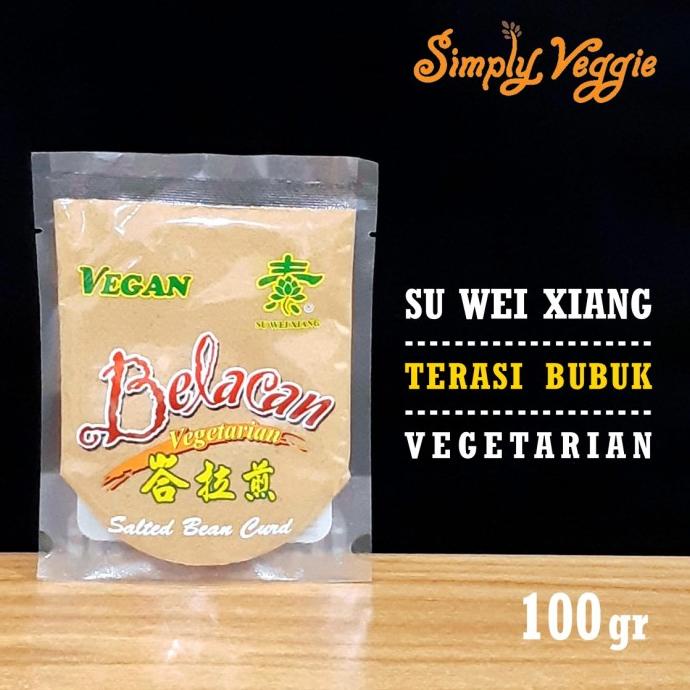 

Terasi Vegetarian Belacan Bubuk Su Wei Xiang 100g / Terasi Vegan