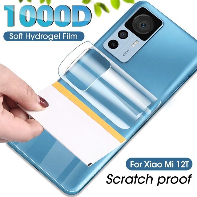 XIAOMI 12T 12T PRO 12 12 PRO 12 LITE ANTI GORES HYDROGEL BELAKANG MATTE ANTI MINYAK CLEAR  BACK JELL SKIN GARSKIN ANTI JAMUR PELINDUNG BELAKANG  Mi 12 MI 12 PRO MI12