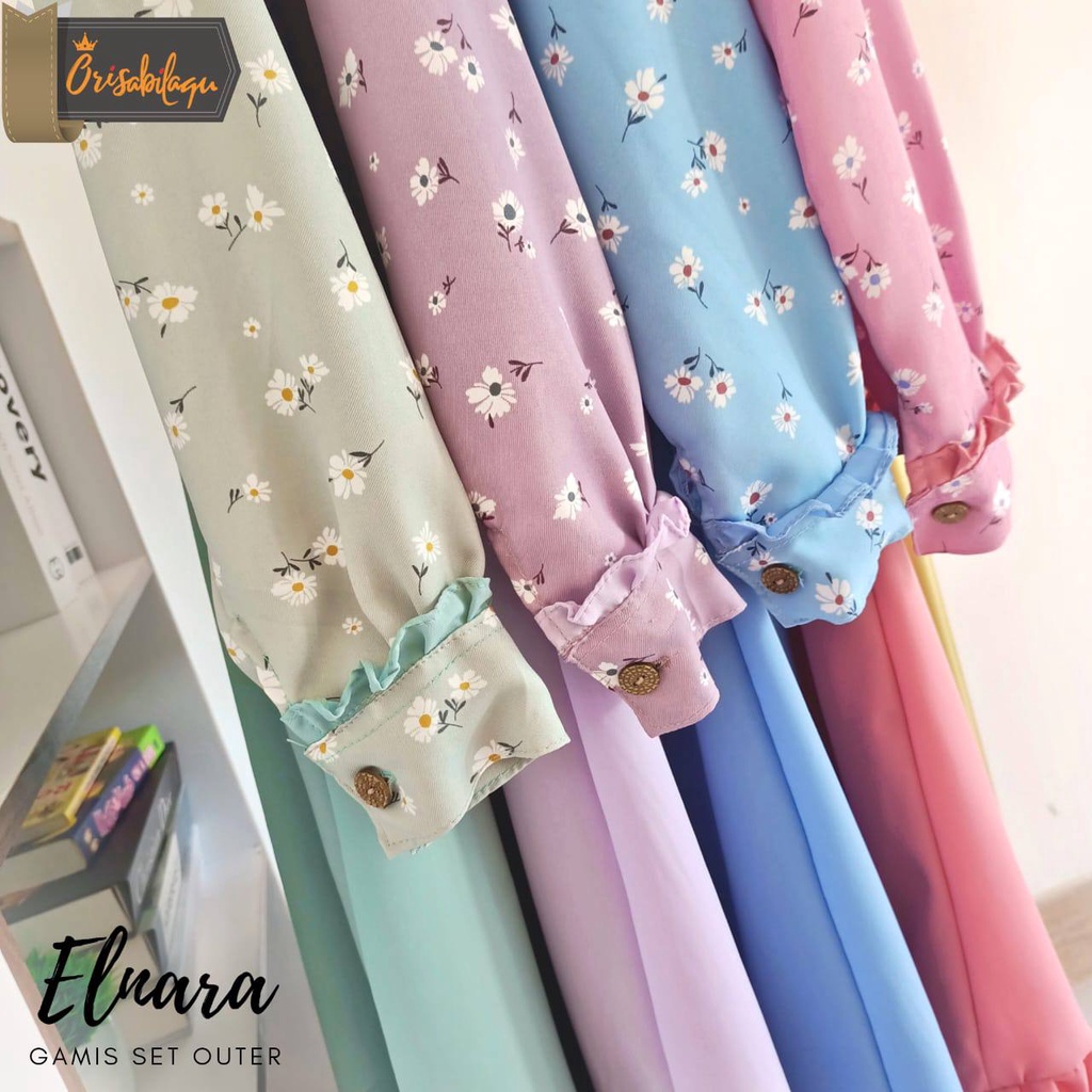 Gamis Remaja Elnara 3in1 by orisabilaqu