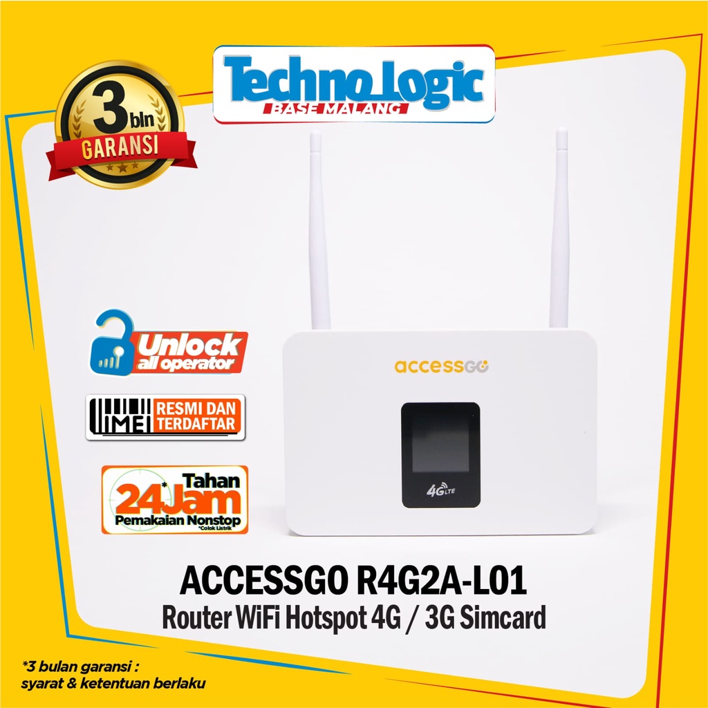 Router Wifi Sim Card 4G AccessGo R4G2A - L01