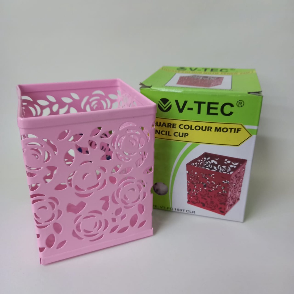 

Desk Pen Organizer Kotak PC-1507 Motif V-tec / Tempat Pensil Meja