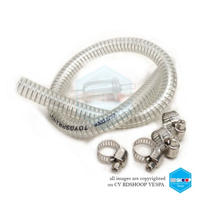 Selang Bensin Sepiral Besi Made In Japan By Toyox 6Mm All Vespa