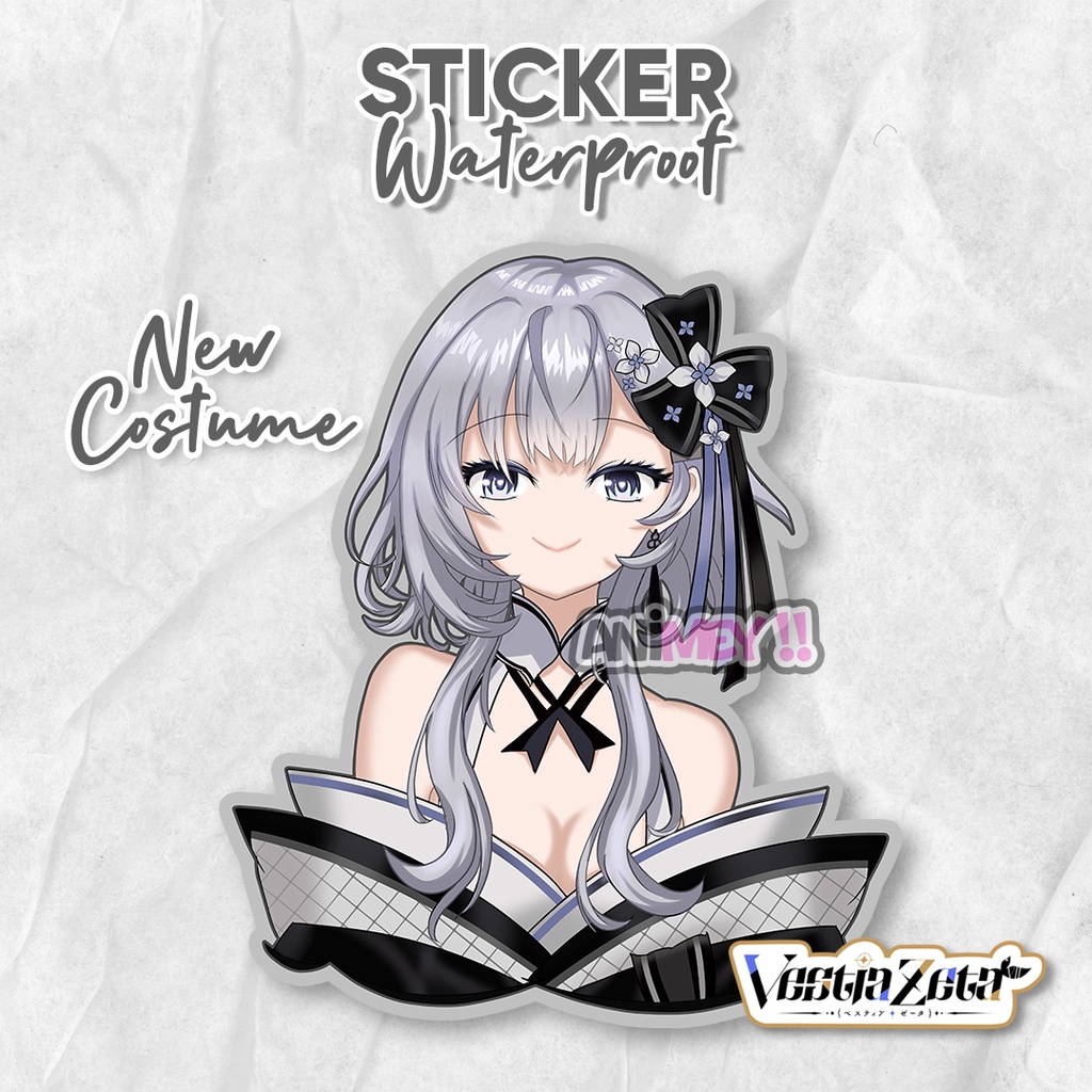 Sticker Vestia Zeta New Costume / Stiker Anime Waterproof