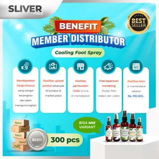 PAKET MEMBER DISTRIBUTOR SILVER FOOT SPRAY TOSCA