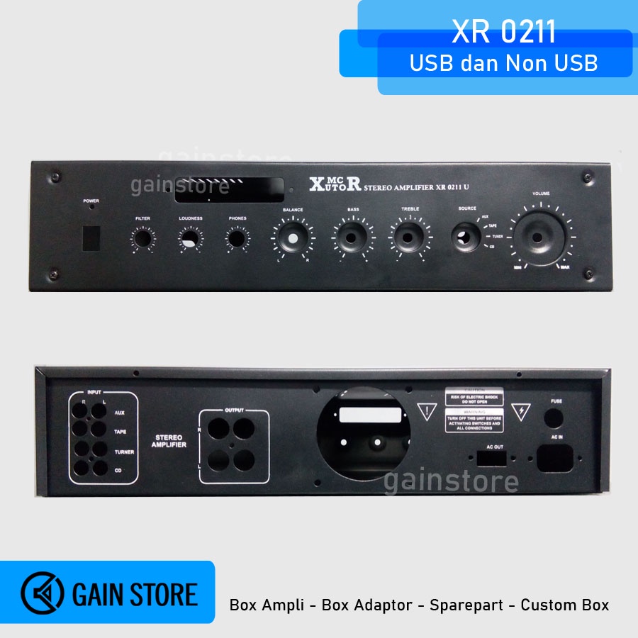 Box Ampli Amplifier power XR 0211 USB