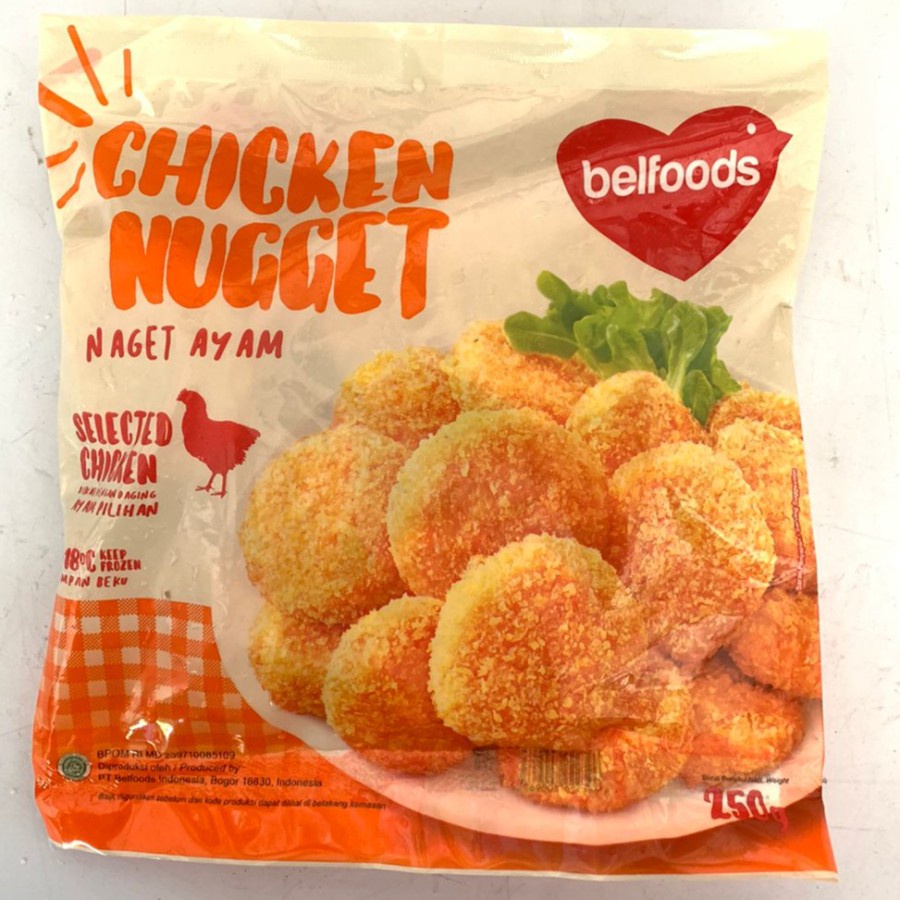 Belfoods Chicken Nugget Coin Favorite 250 Gr