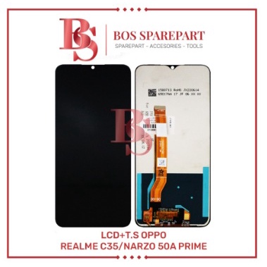 LCD TOUCHSCREEN REALME C35 / NARZO 50A PRIME BLACK