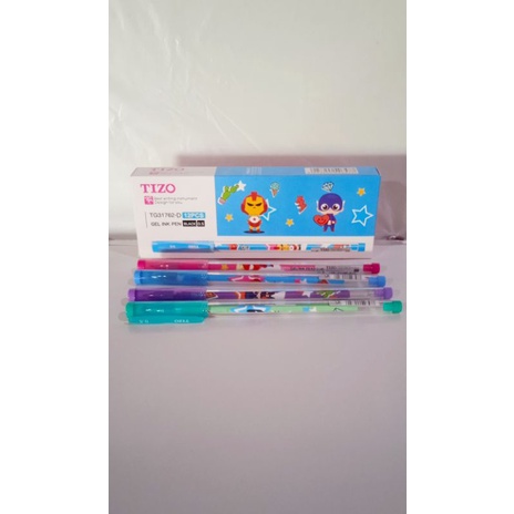 

Pulpen gel karakter merk Tizo/tinta hitam/0,5mm
