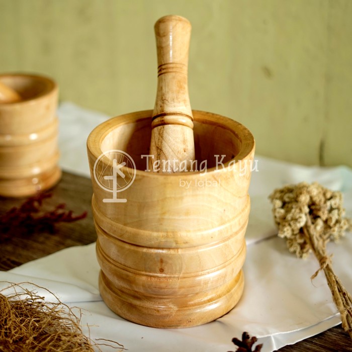 Terlaris Lumpang Kayu Besar Jumbo Lumpang Kayu Kecil Alu Kayu Tumbukan Kayu