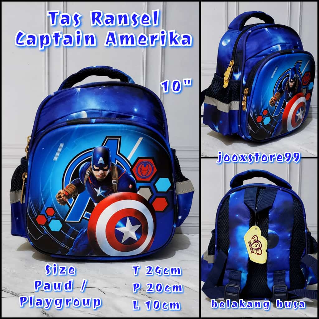 Tas Sekolah Ransel Anak Paud dan Playgroup Motif Mario dan Roblox Timbul 3D Backpack Anak Laki - Laki Import