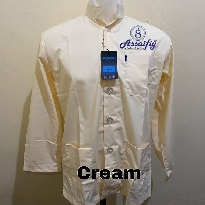 TERMURAH Koko Ammu Cream /BAJU KOKO PRIA/BAJU KOKO DEWASA/BAJU KOKO ANAK/BAJU KOKO LENGAN PANJANG