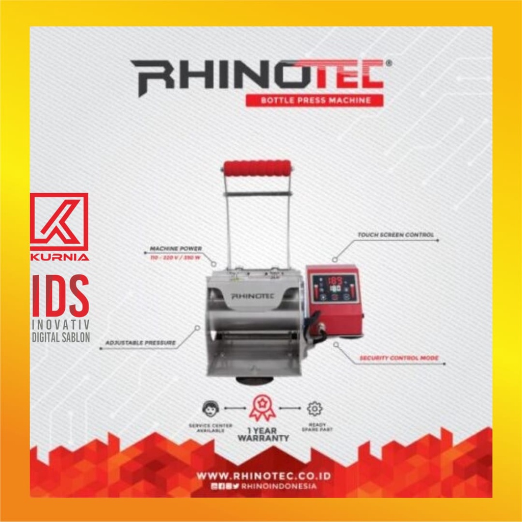 Rhinotec Mesin Press Botol / Botol Heat Press Machine (RTT 05)
