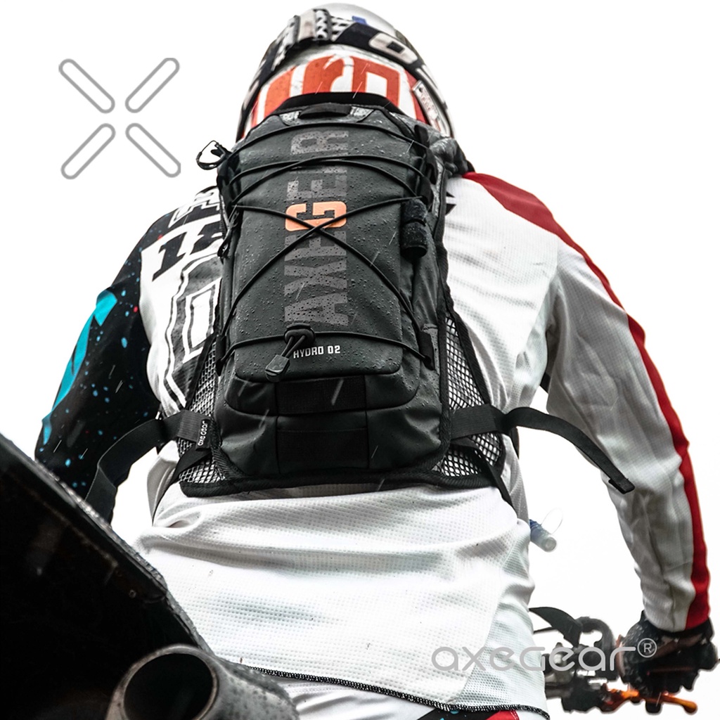 Tas Sepeda Motocross Turing Trabas Offroad Waterproof Hydropack Ransel - AXEGEAR RKYND Hydro 02