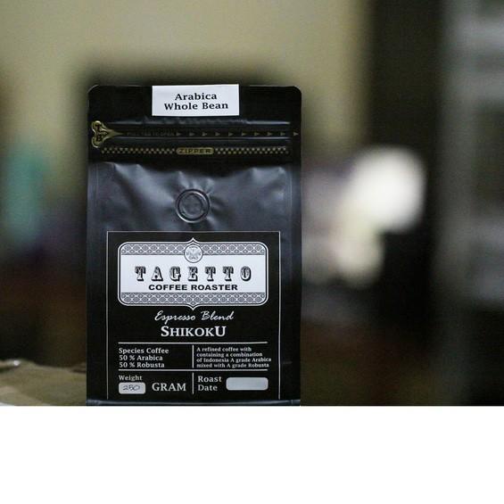 

♬ KOPI ESPRESSO BLEND SHIKOKU 250GR - ARABICA 50% & ROBUSTA 50% ➫