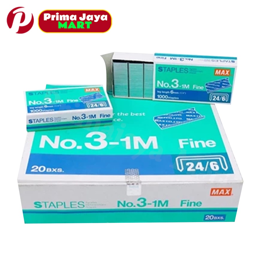 

Isi Staples MAX No 3 (Pack Besar)
