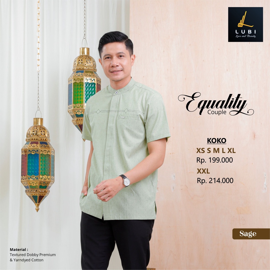 Baju Couple Pasangan Lubi Equality Couple Keluarga Terbaru 2023 Baju Couple Lebaran Modern