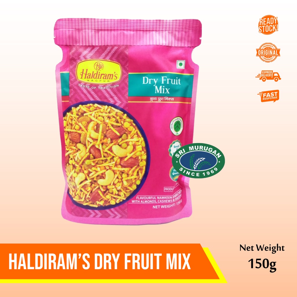 

HALDIRAM'S DRY FRUIT MIX 150g