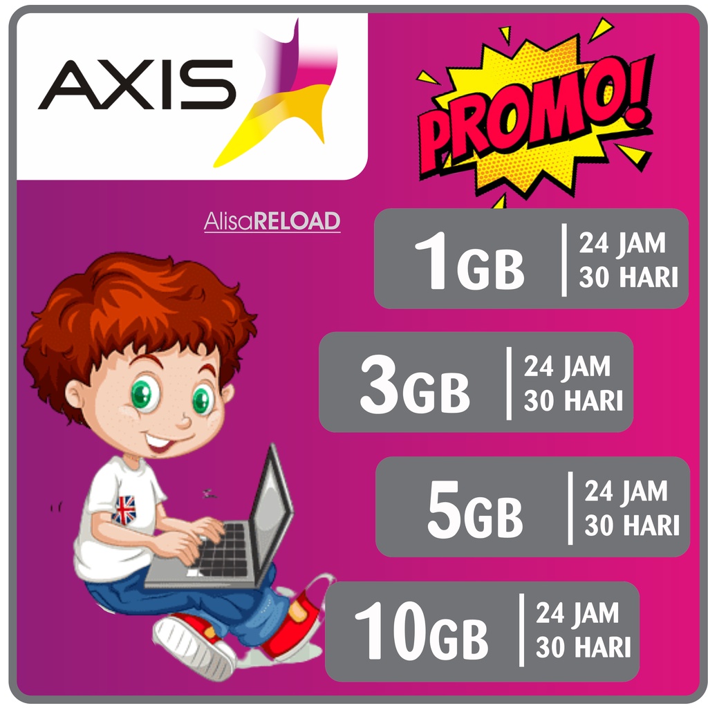[MURAH] Isi Kuota Axis Bronet | Data Axis Aigo