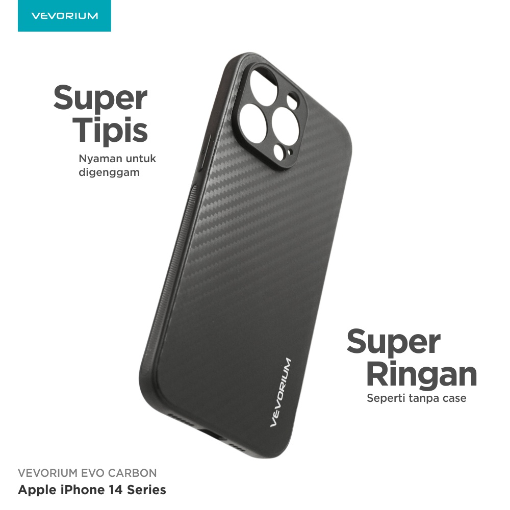 VEVORIUM EVO CARBON Apple iPhone 14 PRO 14 PRO MAX 14 BIASA Soft Case Softcase