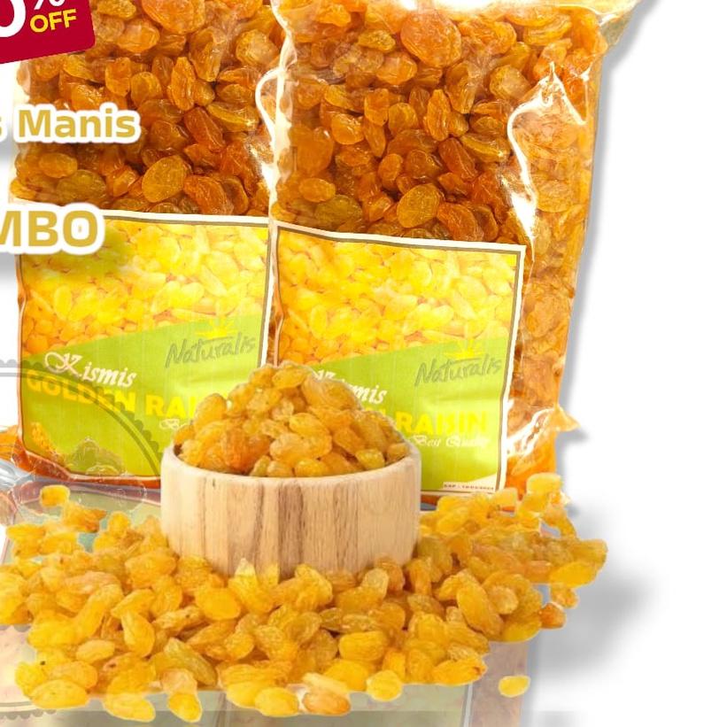 

♪ kismis jumbo 500gr non biji/ kismis kuning ➥