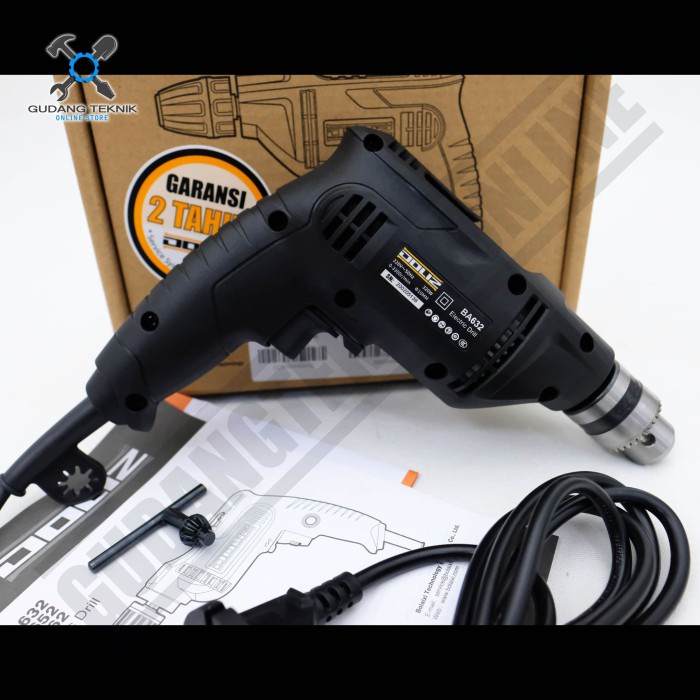 Mesin Bor Tangan Listrik 10 mm 320 Watt BA632 DOLIZ / Electric Drill Mesin Bor 10mm 320W BA 632 DOLIZ