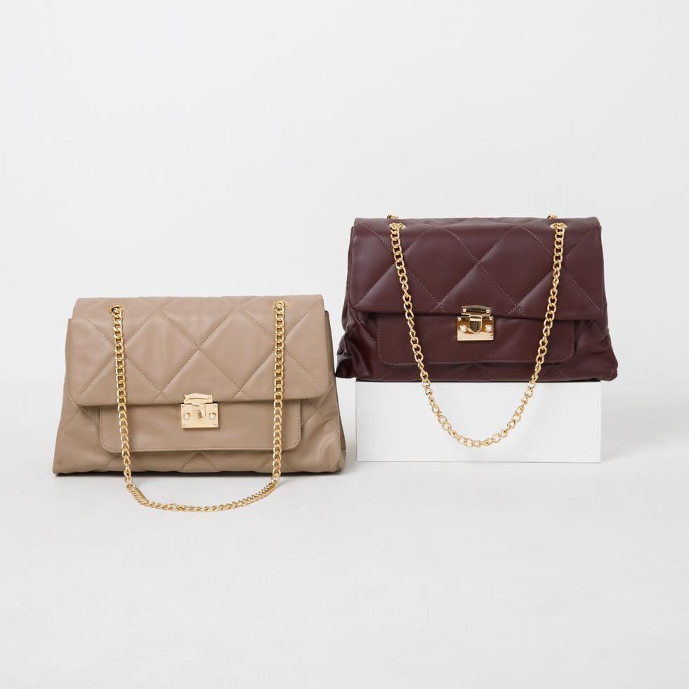 REKOMENDASI Berrybenka - Tas Bahu Wanita Sofia Manila Quilted Shoulder Bags