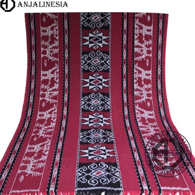 Kain Tenun Ikat Blanket Etnik Rote Maumere Ntt Tb041