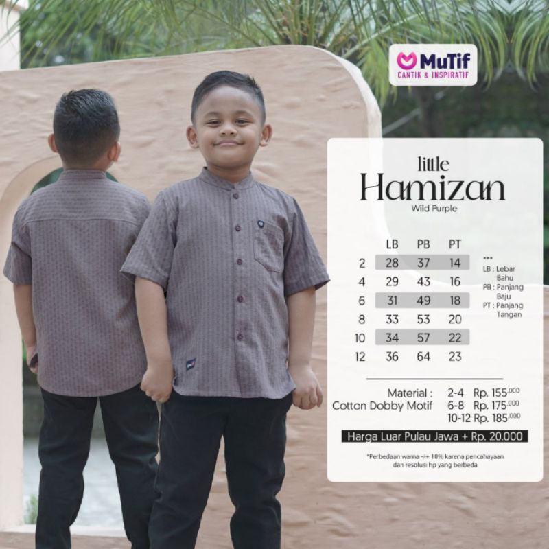 Sarimbit Mutif 2023 Sarimbit Harani Wild Purple Gamis Harani Koko Hamizan Wild Purple