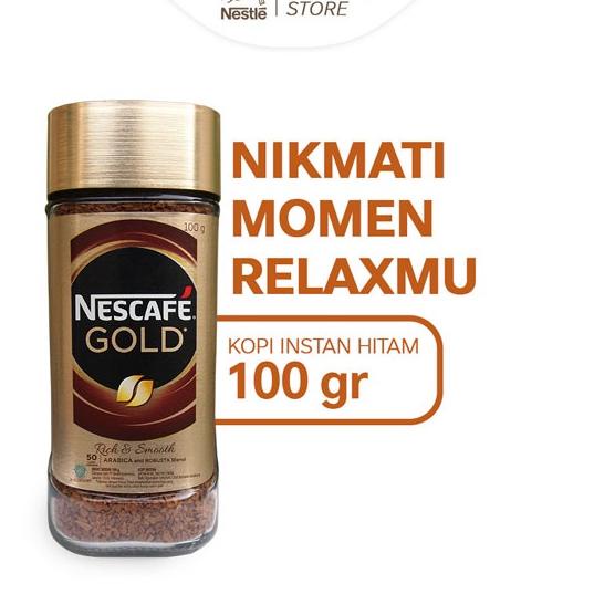 

✤ NESCAFE GOLD Kopi Instan Kopi Hitam Jar 100gr ➯