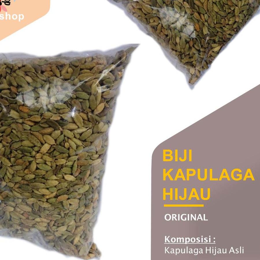 

➪ Biji Kapulaga Hijau 250 gr, 500gr, 1kg / Kapulaga Sabrang/ Kapulaga India / Green Cardomum ✩