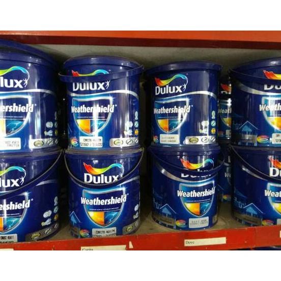 Dulux Weather Shield Pro WS PRO / Dulux Cat Eksterior Warna Standar Cream Abu  2,5 liter