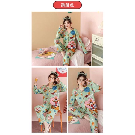 Baju Tidur Wanita Import/Piyama Wanita Import Setelan PP/Baju Tidur Muslimaj