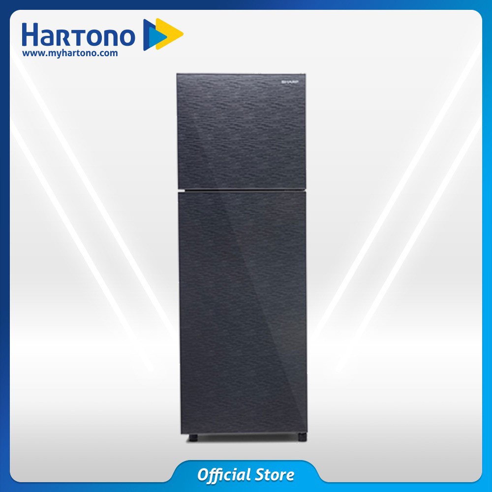 Sharp Kulkas 2 Pintu Kecil Refrigerator SJ246XGMS