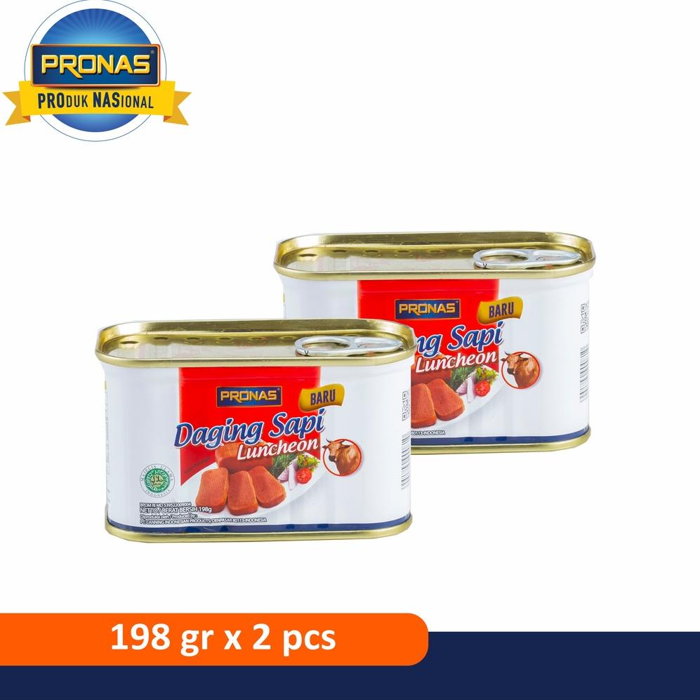 

2.2 MALL Pronas Luncheon Sapi 198 g kemasan bundling 2 pcs